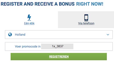 1xBet Bonus Code