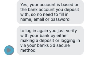 We vroegen de Speedybet live chat hoe je een account aanmaakt.