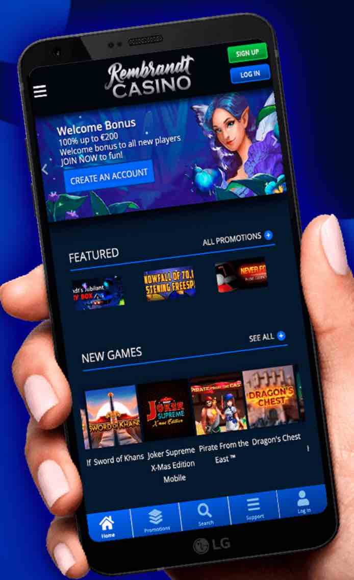 Rembrandt Casino App voor android is makkelijk te downloaden