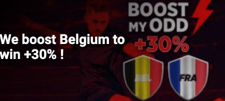 Beste odds bij Belgie Frankrijk met boosted odds