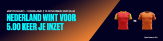 Betcity boosted odds winst Nederland