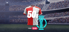 50x je inzet bij wedden op Feyenoord - Roma Conference League