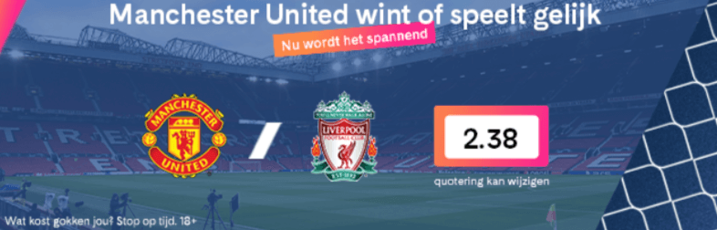 Odds Manchester United - Liverpool | Holland Casino 