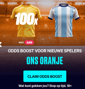 100x je inzet bij Nederland - Argentinië