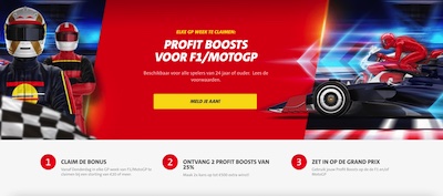 Profit boosts voor F1/MotoGP bij Jacks