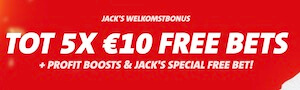 jacks welkomstbonus