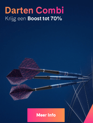 tot 70% boost met Holland Casino Darten Combi