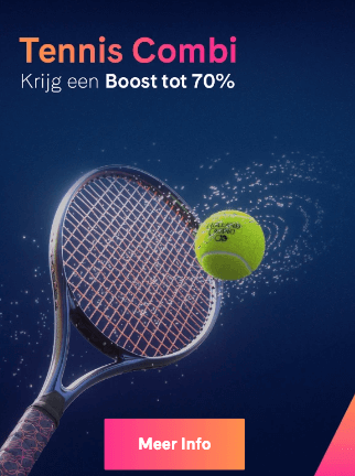 tot 70% boost met Holland Casino Tennis Combi