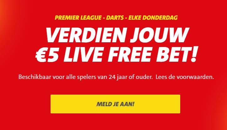 Premier League of Darts finale 2023: €5 live free bet. 