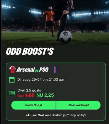 Comeon Odds Boost