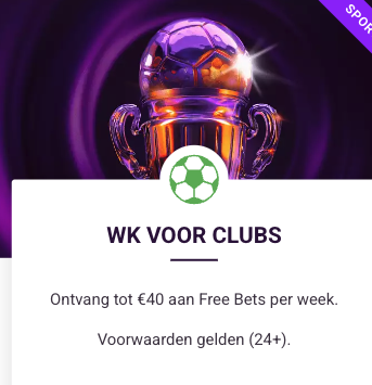 sport bonus bij tony bet nederland