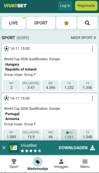 Vivatbet wedden belgie