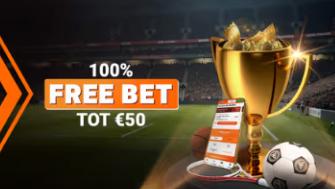 100% Free Bet tot 50 euro Leovegas